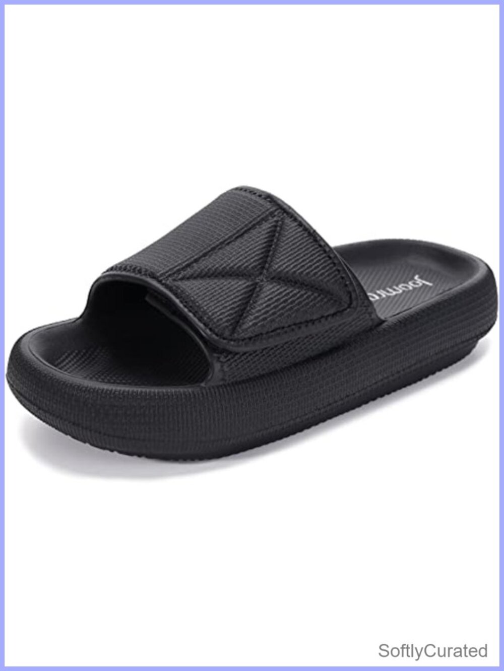 Adjustable EVA Slide Sandals with 1.7in Thick Sole Anti-Slip Cushioning
